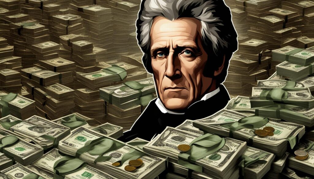 Andrew Jackson's controversial finances and estimated peak net worth
