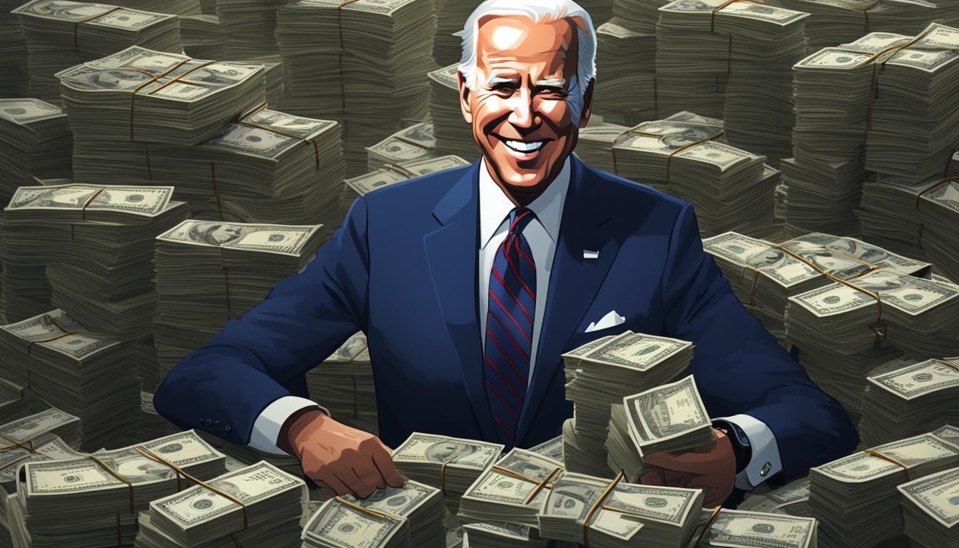 How did Joe Biden build his net worth of $9 million?