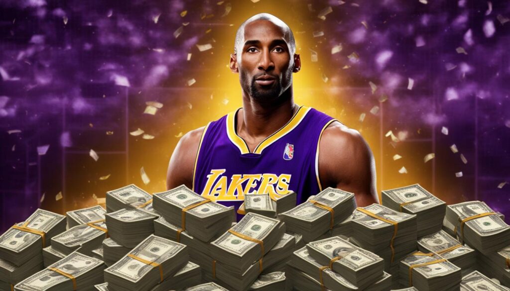 Kobe Bryant's net worth and career earnings with the Lakers
