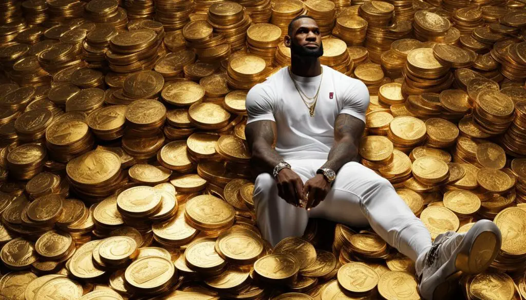 LeBron James' net worth through NBA salaries and endorsements