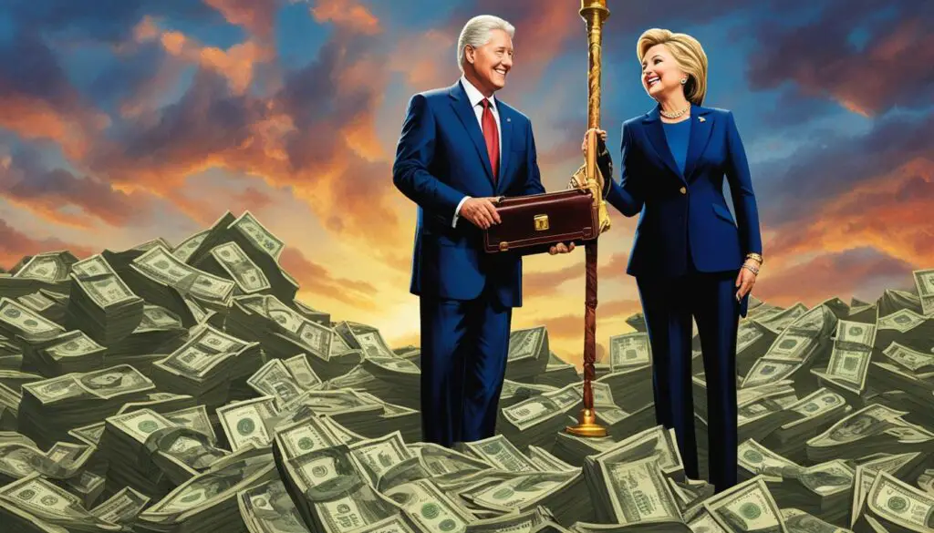 financial impact of Bill's presidency on the Clintons